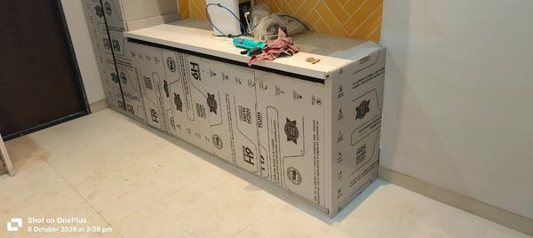 Modular kitchen, installation stage (photo 4 of 4)